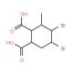 4,5-dibromo-3-methylcyclohexane-1,2-dicarboxylic acid - chemical structure image