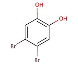 4,5-Dibromobenzene-1,2-diol (CAS 2563-26-0) - chemical structure image