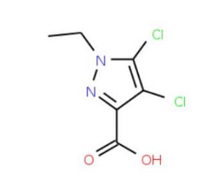 4,5-Dichloro-1-ethyl-1H-pyrazole-3-carboxylic acid - chemical structure image
