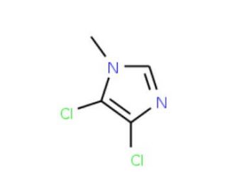 4,5-Dichloro-1-methylimidazole (CAS 1192-53-6) - chemical structure image