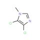 4,5-Dichloro-1-methylimidazole (CAS 1192-53-6) - chemical structure image
