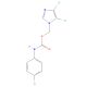 (4,5-Dichloro-1H-imidazol-1-yl)methyl (4-chlorophenyl)carbamate (CAS 650592-36-2) - chemical structure image
