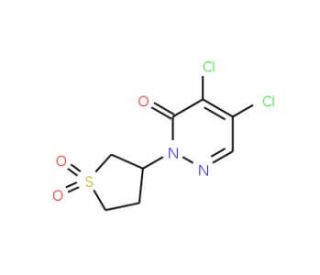4,5-dichloro-2-(1,1-dioxidotetrahydrothien-3-yl)pyridazin-3(2H)-one - chemical structure image