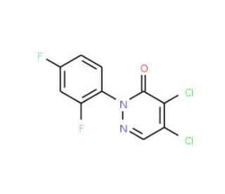 4,5-dichloro-2-(2,4-difluorophenyl)pyridazin-3(2H)-one - chemical structure image