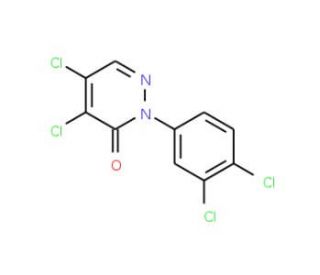 4,5-dichloro-2-(3,4-dichlorophenyl)-2,3-dihydropyridazin-3-one - chemical structure image