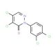 4,5-dichloro-2-(3,4-dichlorophenyl)-2,3-dihydropyridazin-3-one - chemical structure image
