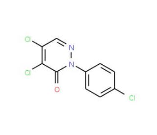 4,5-dichloro-2-(4-chlorophenyl)-2,3-dihydropyridazin-3-one - chemical structure image