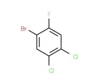 4,5-Dichloro-2-fluorobromobenzene (CAS 1160573-64-7) - chemical structure image