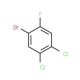 4,5-Dichloro-2-fluorobromobenzene (CAS 1160573-64-7) - chemical structure image