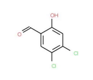 4,5-Dichloro-2-hydroxy-benzaldehyde - chemical structure image