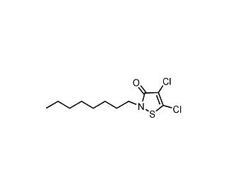 4,5-Dichloro-2-octyl-3(2H)-isothiazolone (CAS 64359-81-5) - chemical structure image