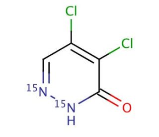 4,5-Dichloro-6-pyridazone-15N2 - chemical structure image