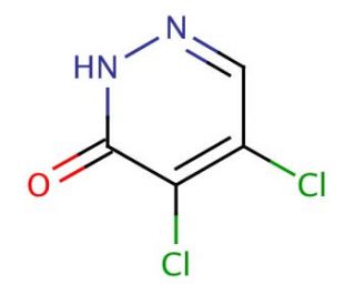 4,5-Dichloro-6-pyridazone (CAS 932-22-9) - chemical structure image