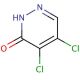 4,5-Dichloro-6-pyridazone (CAS 932-22-9) - chemical structure image