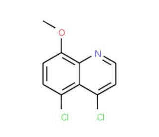 4,5-Dichloro-8-methoxyquinoline (CAS 858470-85-6) - chemical structure image