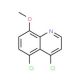 4,5-Dichloro-8-methoxyquinoline (CAS 858470-85-6) - chemical structure image