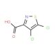 4,5-Dichloroisothiazole-3-carboxylic acid (CAS 131947-13-2) - chemical structure image