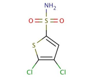 4,5-Dichlorothiophene-2-sulfonamide (CAS 256353-34-1) - chemical structure image