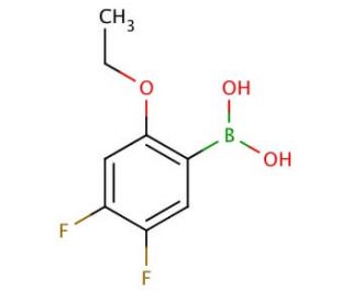 4,5-Difluoro-2-ethoxyphenylboronic acid (CAS 870778-87-3) - chemical structure image