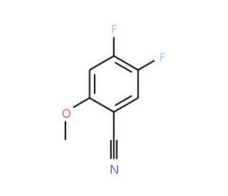 4,5-Difluoro-2-methoxybenzonitrile (CAS 425702-28-9) - chemical structure image