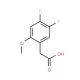 4,5-Difluoro-2-methoxyphenylacetic acid - chemical structure image