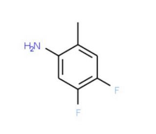 4,5-Difluoro-2-methylaniline (CAS 875664-57-6) - chemical structure image