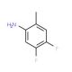 4,5-Difluoro-2-methylaniline (CAS 875664-57-6) - chemical structure image