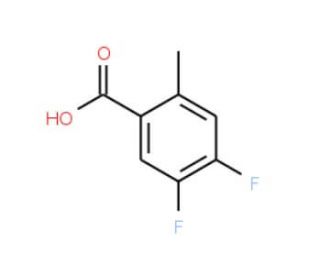4,5-Difluoro-2-methylbenzoic acid (CAS 183237-86-7) - chemical structure image