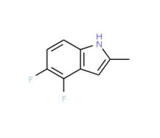 4,5-Difluoro-2-methylindole (CAS 85462-60-8) - chemical structure image