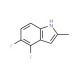 4,5-Difluoro-2-methylindole (CAS 85462-60-8) - chemical structure image