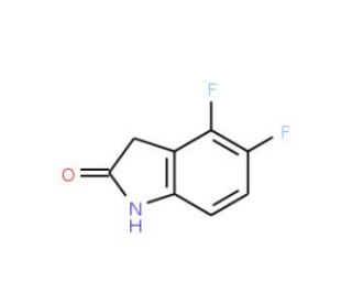 4,5-Difluorooxindole (CAS 850429-64-0) - chemical structure image