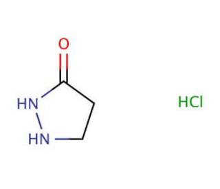 4,5-dihydro-1H-pyrazol-3-ol hydrochloride (CAS 1752-88-1) - chemical structure image