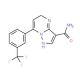 4,5-Dihydro-7-[3-(trifluoromethyl)phenyl]-pyrazolo-[1,5-a]pyrimidine-3-carboxamide (CAS 115931-11-8) - chemical structure ima