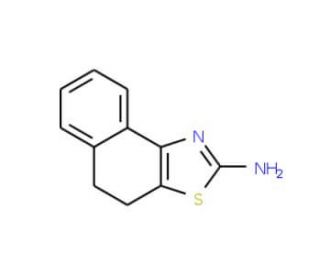 4,5-Dihydro-naphtho[1,2-d]thiazol-2-ylamine (CAS 34176-49-3) - chemical structure image