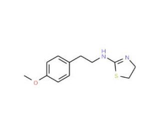 (4,5-Dihydro-thiazol-2-yl)-[2-(4-methoxy-phenyl)-ethyl]-amine (CAS 143543-81-1) - chemical structure image