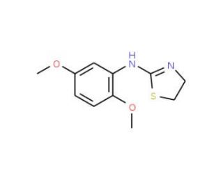 (4,5-Dihydro-thiazol-2-yl)-(2,5-dimethoxy-phenyl)-amine - chemical structure image