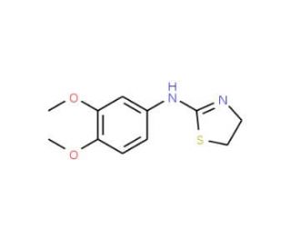 (4,5-Dihydro-thiazol-2-yl)-(3,4-dimethoxy-phenyl)-amine - chemical structure image