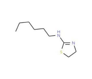 (4,5-Dihydro-thiazol-2-yl)-hexyl-amine - chemical structure image