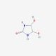 4,5-Dihydroxytetrahydro-2H-imidazol-2-one (CAS 3720-97-6) - chemical structure image