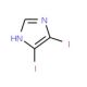 4,5-Diiodo-1H-imidazole (CAS 15813-09-9) - chemical structure image