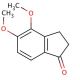 4,5-Dimethoxy-1-indanone (CAS 6342-80-9) - chemical structure image