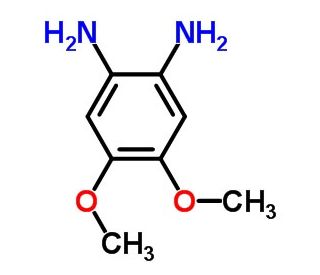 4,5-dimethoxybenzene-1,2-diamine (CAS 27841-33-4) - chemical structure image