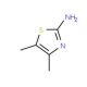 4,5-dimethyl-1,3-thiazol-2-amine (CAS 2289-75-0) - chemical structure image