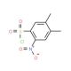 4,5-dimethyl-2-nitrobenzenesulfonyl chloride (CAS 838840-90-7) - chemical structure image