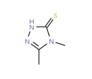 4,5-dimethyl-4H-1,2,4-triazole-3-thiol (CAS 38942-50-6) - chemical structure image