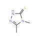4,5-dimethyl-4H-1,2,4-triazole-3-thiol (CAS 38942-50-6) - chemical structure image