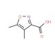 4,5-Dimethyl-isoxazole-3-carboxylic acid (CAS 100047-61-8) - chemical structure image