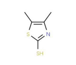 4,5-Dimethyl-thiazole-2-thiol (CAS 5351-51-9) - chemical structure image