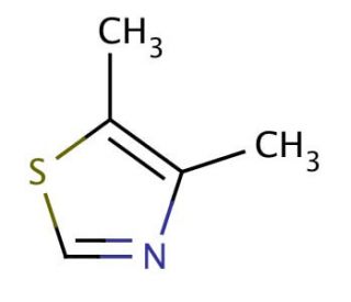 4,5-Dimethylthiazole (CAS 3581-91-7) - chemical structure image