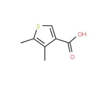4,5-Dimethylthiophene-3-carboxylic acid (CAS 19156-52-6) - chemical structure image